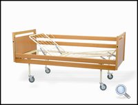 Łóżko szpitalne rehabilitacyjne A-4 w obudowie drwenianej